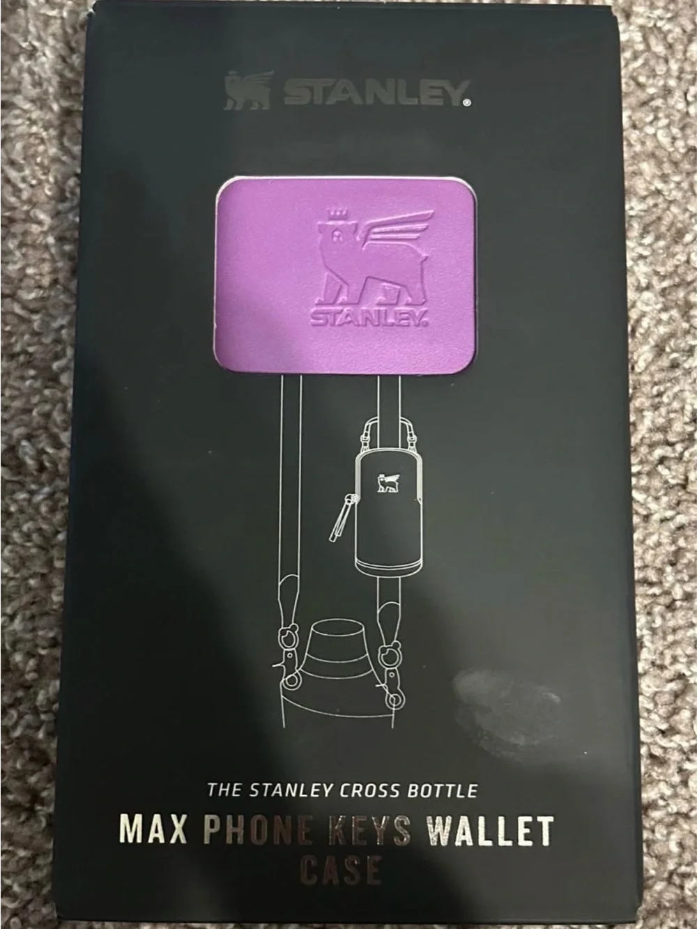Stanley Purple Max Phone Keys Wallet Case